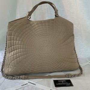 Chanel Sea Hit Iridescent Leather Tote Bag